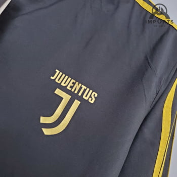 Jaqueta Corta-Vento Juventus 20/21 - Preto 