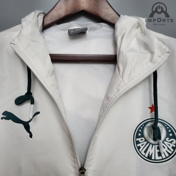 Jaqueta Corta-Vento Palmeiras 20/21 - Branco/verde