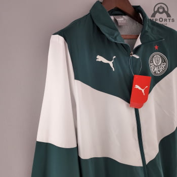 Jaqueta Corta-Vento Palmeiras 22/23 - Branco/verde