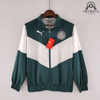 Jaqueta Corta-Vento Palmeiras 22/23 - Branco/verde