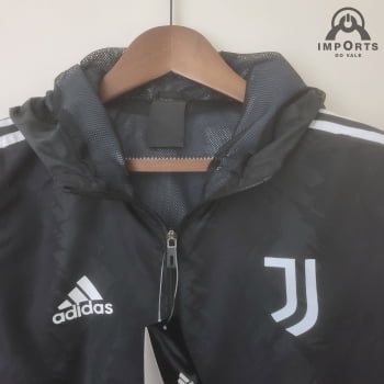 Jaqueta Corta-Vento Juventus 22/23 - Preto