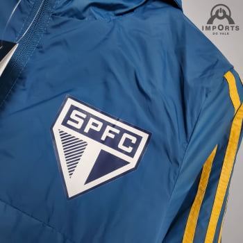 Jaqueta Corta-Vento São Paulo 20/21 - Azul