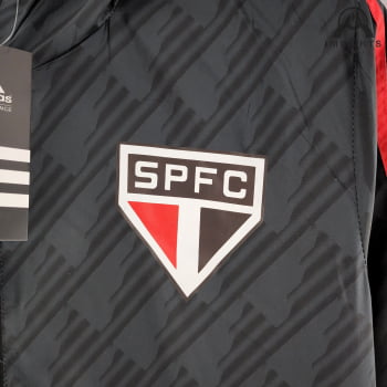 Jaqueta Corta-Vento São Paulo 22/23 - Preto/vermelho