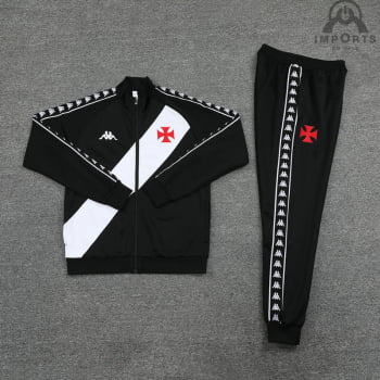 Agasalho e Calça Vasco 22/23 - Preta