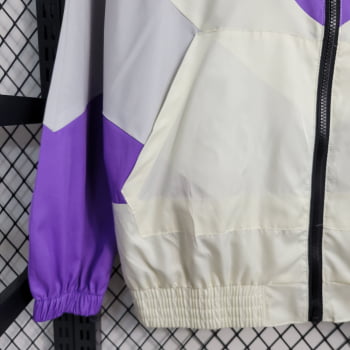 Jaquete Corta-Vento da Seleção Argentina 2023 - Branco/roxo