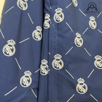 Jaqueta Corta-Vento Real Madrid 23/24 - Azul Royal 