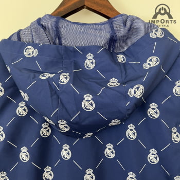Jaqueta Corta-Vento Real Madrid 23/24 - Azul Royal 
