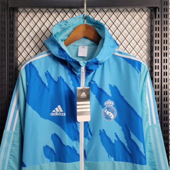 Jaqueta Corta-Vento Real Madrid 23/24 - Azul