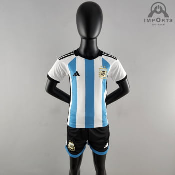 Ki Infantil da Seleção Argentina l 2022 + Personalização Grátis
