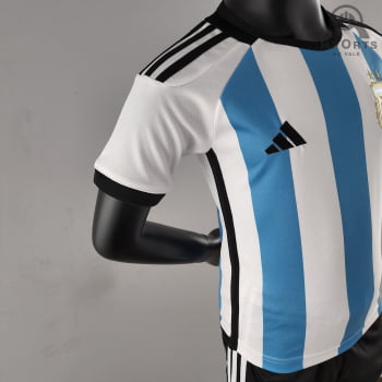 Ki Infantil da Seleção Argentina l 2022 + Personalização Grátis
