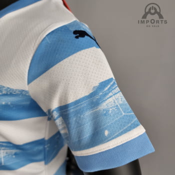 Kit Infantil Manchester City 22/23 Versão Jogador Ed. Especial Azul e Branco
