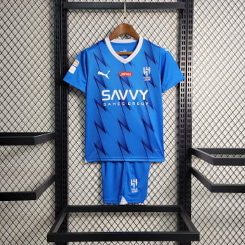 Kit Infantil Al-Hilal I 23/24 + Personalização Grátis
