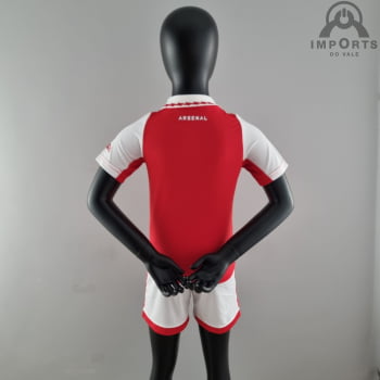 Kit Infantil Arsenal I 22/23 Versão Torcedor + Personalização Grátis