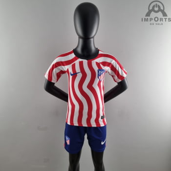 Kit Infantil Atlético de Madrid I 22/23 + Personalização Grátis