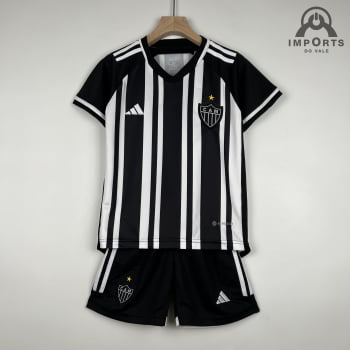 Kit Infantil Atlético Mineiro I 23/24 + Personalização Grátis 