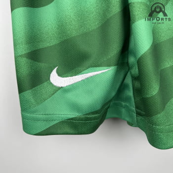 Kit Infantil Barcelona 23/24 Goleiro Verde + Personalização Grátis