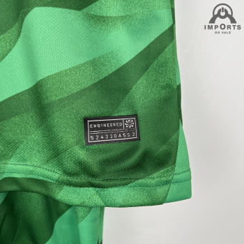 Kit Infantil Barcelona 23/24 Goleiro Verde + Personalização Grátis