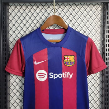 Kit Infantil Barcelona I 23/24 + Personalização Grátis 