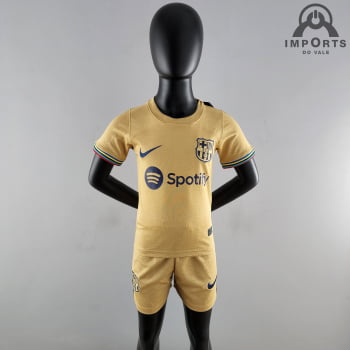 Kit Infantil Barcelona II 22/23 + Personalização Grátis