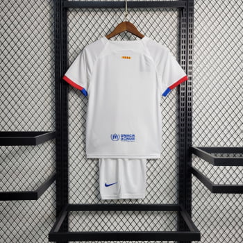 Kit Infantil Barcelona II 23/24 + Personalização Grátis
