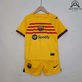 Kit Infantil Barcelona IV 23/24 + Personalização Grátis  