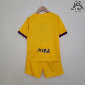 Kit Infantil Barcelona IV 23/24 + Personalização Grátis  