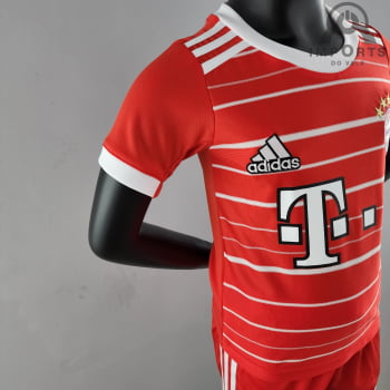 Kit Infantil Bayern de Munique l 22/23 + Personalização Grátis