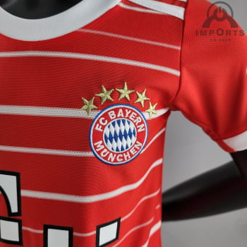 Kit Infantil Bayern de Munique l 22/23 + Personalização Grátis