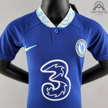 Kit Infantil Chelsea I 22/23 + Personalização Grátis