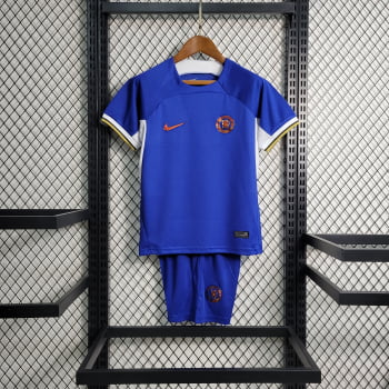 Kit Infantil Chelsea I 23/24 + Personalização Grátis