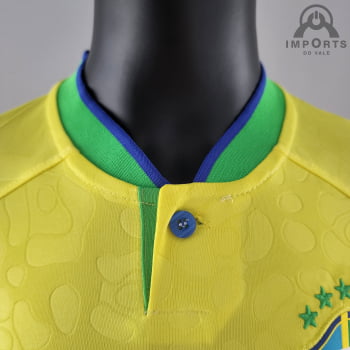 Kit Infantil da Seleção Brasileira I 2022 + Personalização Grátis