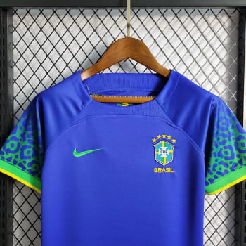 Kit Infantil da Seleção Brasileira II 2022 + Personalização Grátis