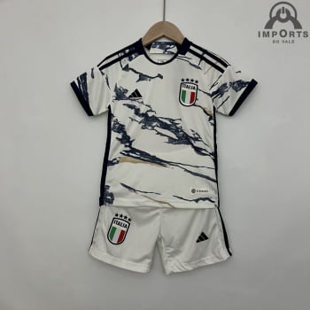 Kit Infantil da Seleção Italiana II 2023 + Personalização Grátis Kit Infantil da Seleção Italiana II 2023 + Personalização Grátis