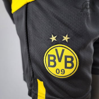Kit Infantil Borussia Dortmund l 22/23 + Personalização Grátis