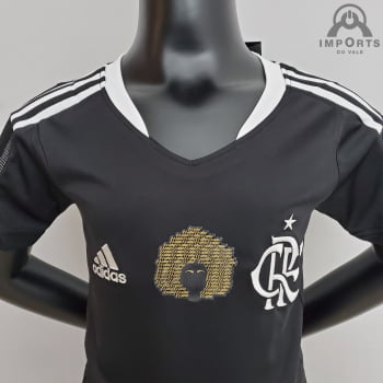 Kit Infantil Flamengo 21/22 Consciência Negra + Personalização Grátis