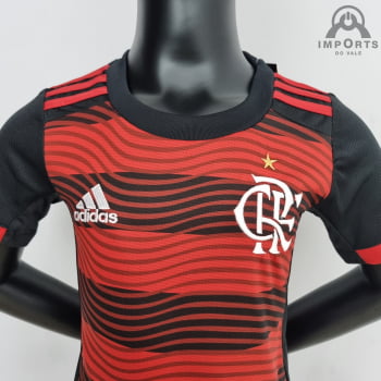 Kit Infantil Flamengo I 22/23 + Personalização Grátis 