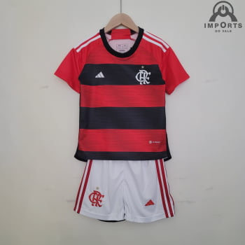 Kit Infantil Flamengo I 23/24 + Personalização Grátis