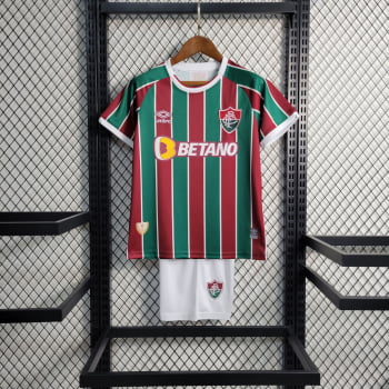 Kit Infantil Fluminense I 23/24 + Personalização Grátis 