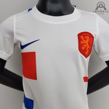 Kit Infantil Seleção Holandesa II 2022 + Personalização Grátis