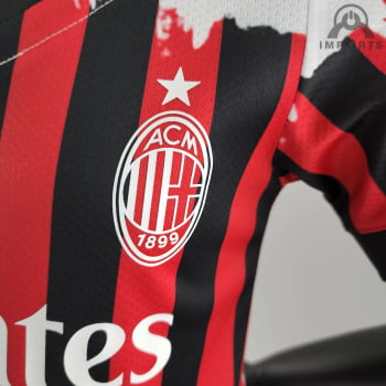 Kit Infantil AC Milan IV 21/22 + Personalização Grátis