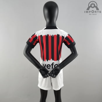 Kit Infantil AC Milan IV 21/22 + Personalização Grátis