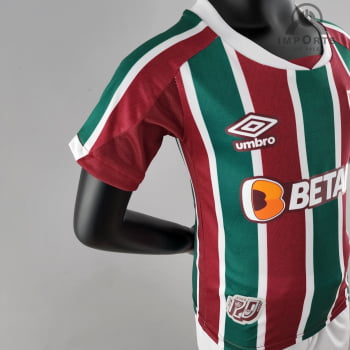 Kit Infantil Fluminense l 22/23 + Personalização Grátis 