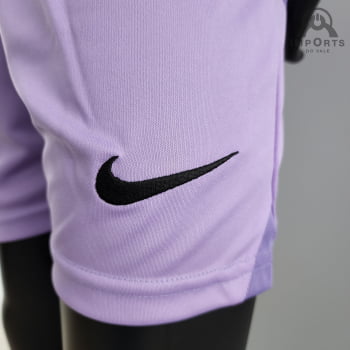 Kit Infantil Liverpool 22/23 Goleiro Roxo + Personalização Grátis