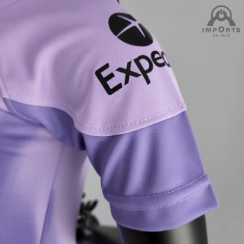 Kit Infantil Liverpool 22/23 Goleiro Roxo + Personalização Grátis