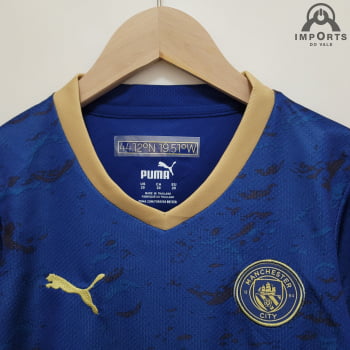 Kit Infantil Manchester City 23/24 Ed. Especial + Personalização Grátis 
