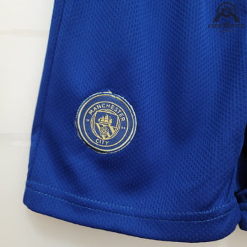 Kit Infantil Manchester City 23/24 Ed. Especial + Personalização Grátis 
