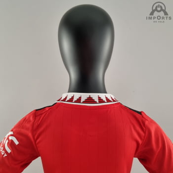 Kit Infantil Manchester United I 22/23 + Personalização Grátis