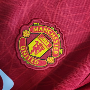 Kit Infantil Manchester United I 23/24 + Personalização Grátis
