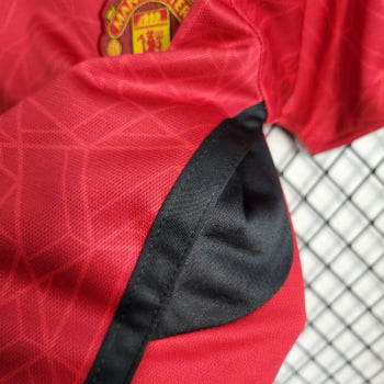 Kit Infantil Manchester United I 23/24 + Personalização Grátis