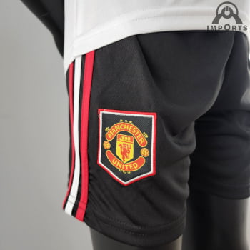 Kit Infantil Manchester United II 22/23 + Personalização Grátis
